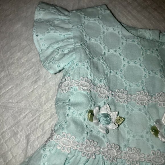 NWt Bonnie jean twirl 2t smocked sun dress Rosette - Picture 9 of 13